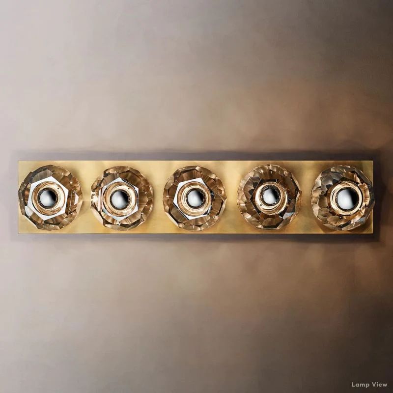 Boule Spherical Cristal Linear Wall Sconce
