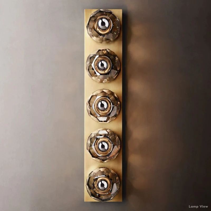 Boule Spherical Cristal Linear Wall Sconce