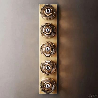 Boule Spherical Cristal Linear Wall Sconce
