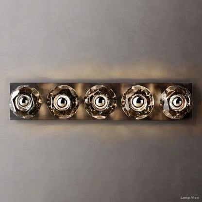 Boule Spherical Cristal Linear Wall Sconce