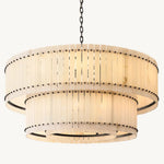 San Marco Alabaster Tiered Round Chandelier 60"