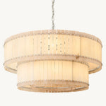 San Marco Alabaster Tiered Round Chandelier 60"