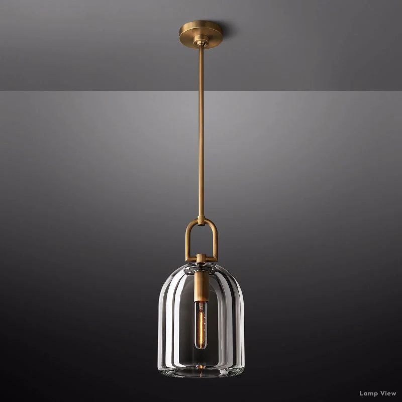 Botanist Crystal Cloche Pendant Light