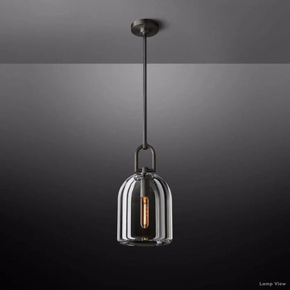 Botanist Crystal Cloche Pendant Light
