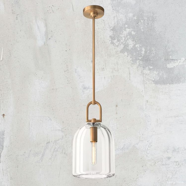 Botanist Crystal Cloche Pendant Light