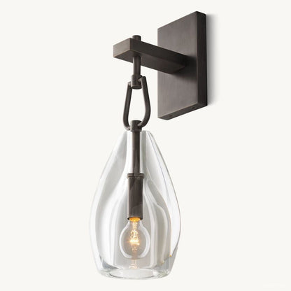 Botanist Crystal Flute Wall Sconce