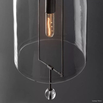 Fulcrum Cloche Glass Wall Sconce