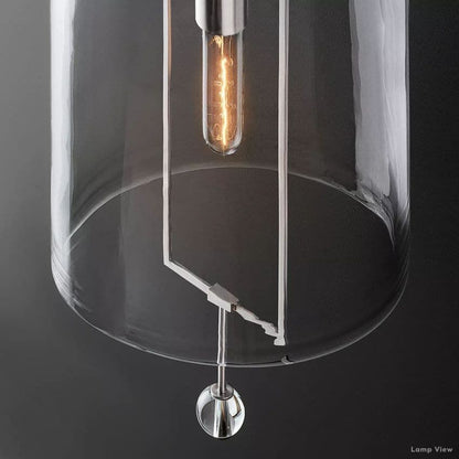 Fulcrum Cloche Glass Wall Sconce