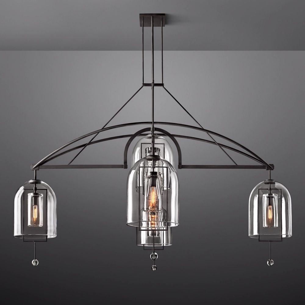 Fulcrum Round Chandelier 85"