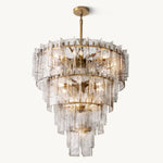 Lattice Tiered Round Chandelier 47"