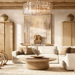 Lattice Round Chandelier 37"