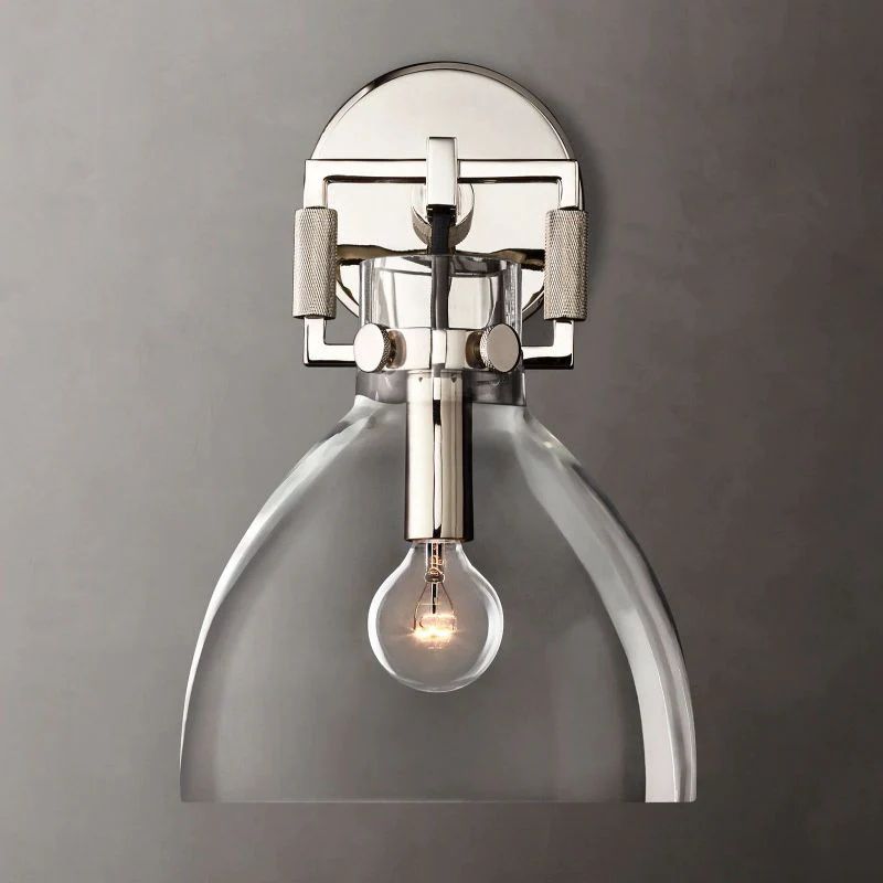 Machinist Cloche Wall Sconce