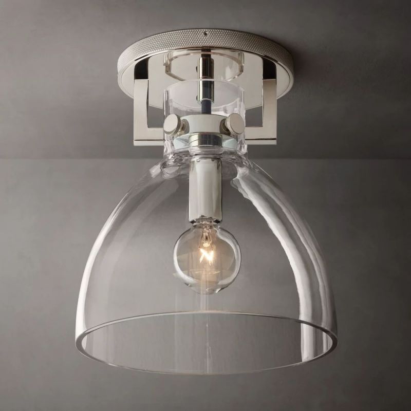 Machinist Cloche Flush Mount