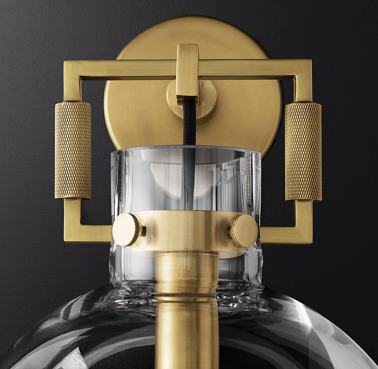 Machinist Globe Wall Sconce