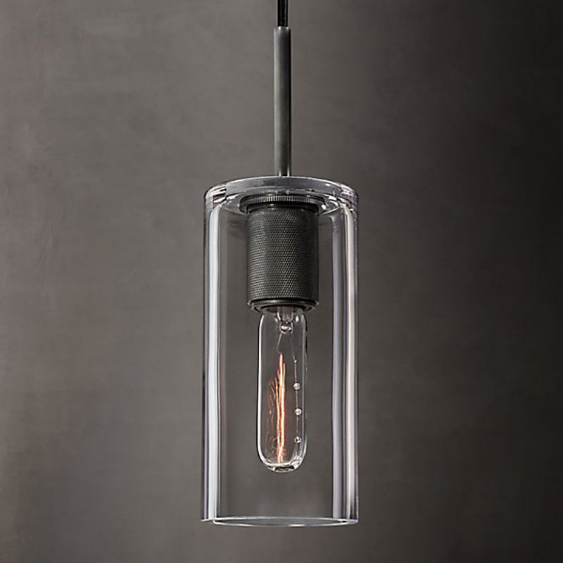 Utilitaire Cylinder Pendant Light