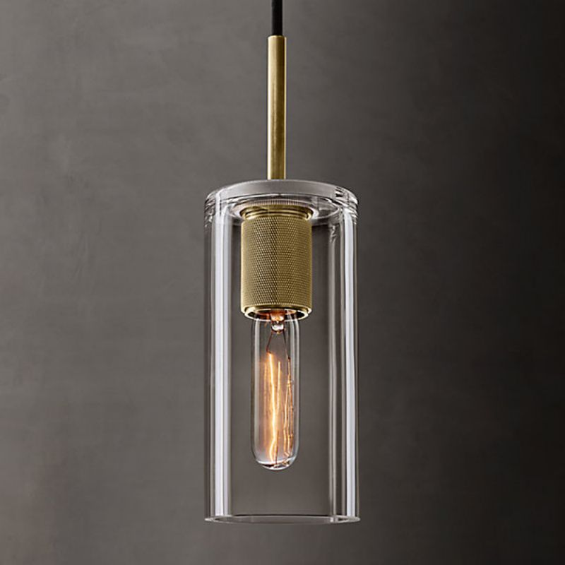 Utilitaire Cylinder Pendant Light