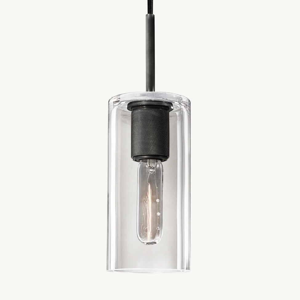 Utilitaire Cylinder Pendant Light