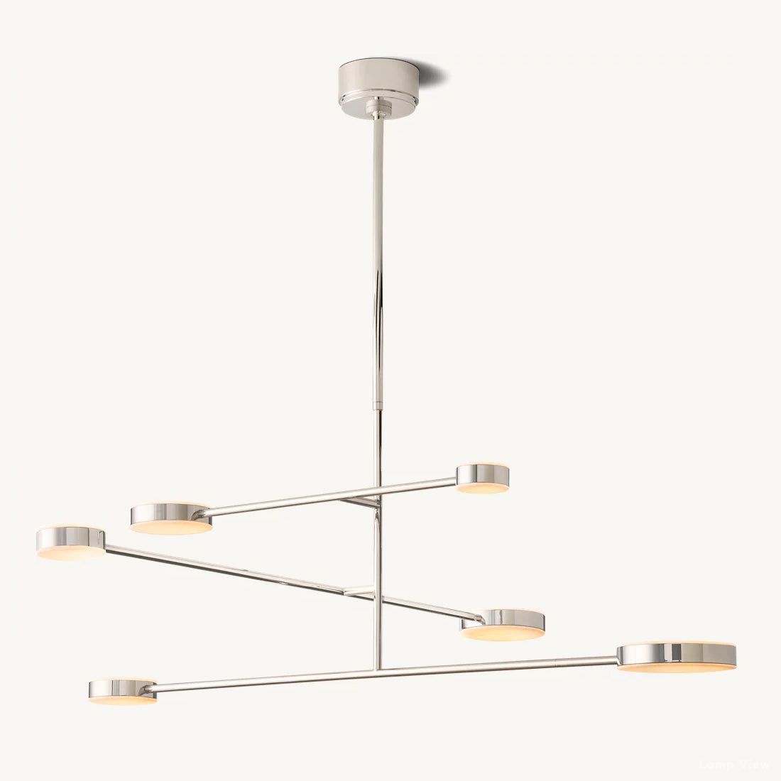 Alexander Modular Alabaster Mobile Chandelier 48"