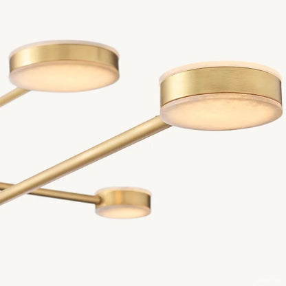 Alexander Modular Alabaster Mobile Chandelier 60"