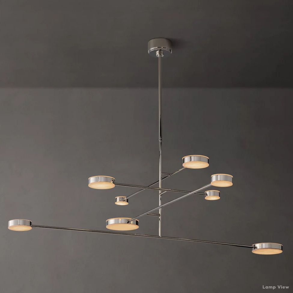 Alexander Modular Alabaster Mobile Chandelier 60"