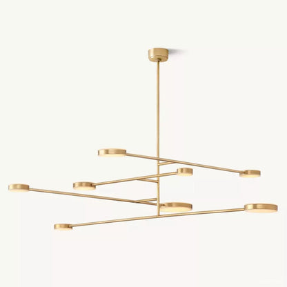 Alexander Modular Alabaster Mobile Chandelier 72"