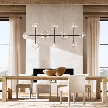 Callene Offset Globe Linear Chandelier 72"