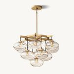 Cabrette Round Chandelier 36"