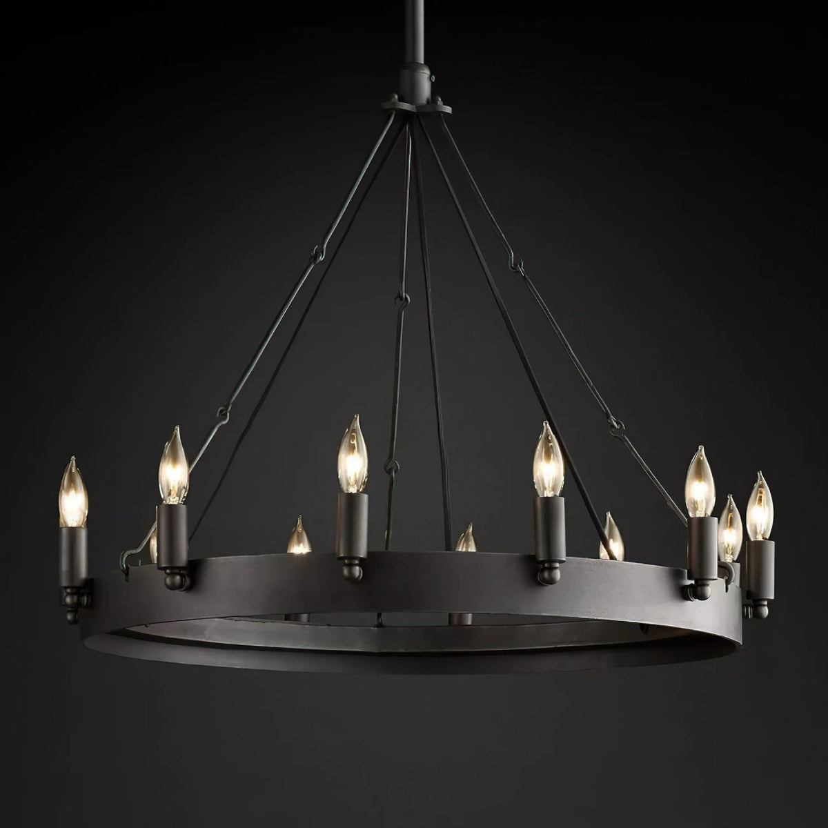 Camino Round Chandelier 26"