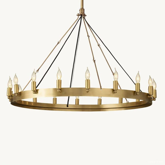 Camino Vintage Profile Round Chandelier 38"