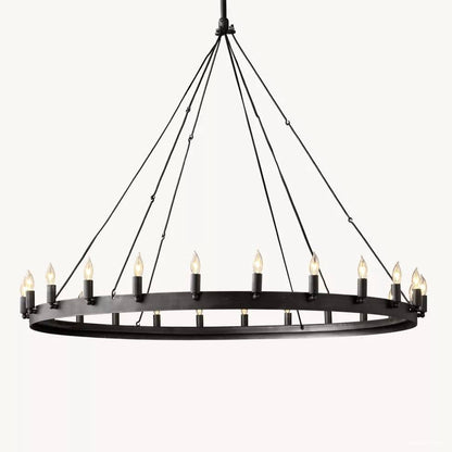 Camino Vintage Profile Round Chandelier 50"