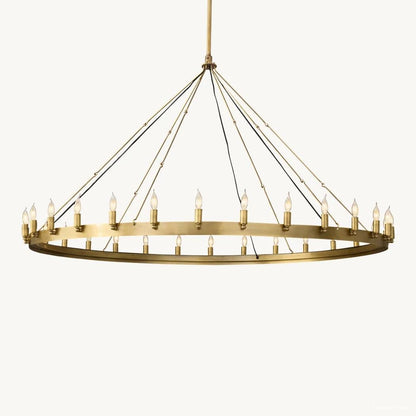Camino Vintage Profile Round Chandelier 63"