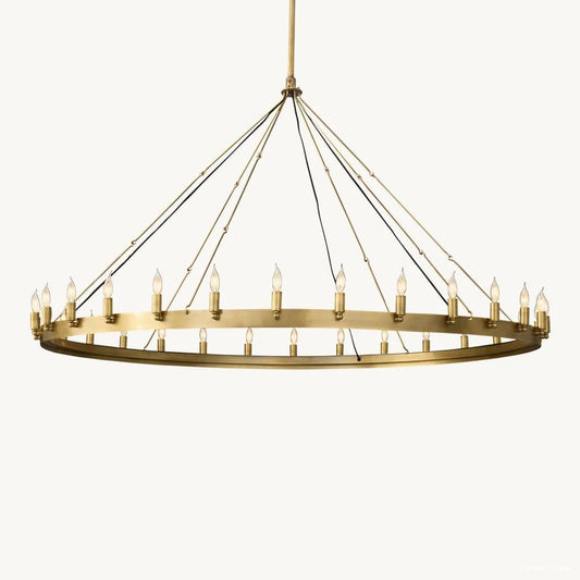 Camino Vintage Profile Round Chandelier 63"
