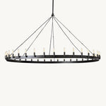 Camino Round Chandelier 73"