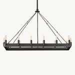 Camino Rectangle Chandelier 41"