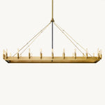 Camino Rectangle Chandelier 52"