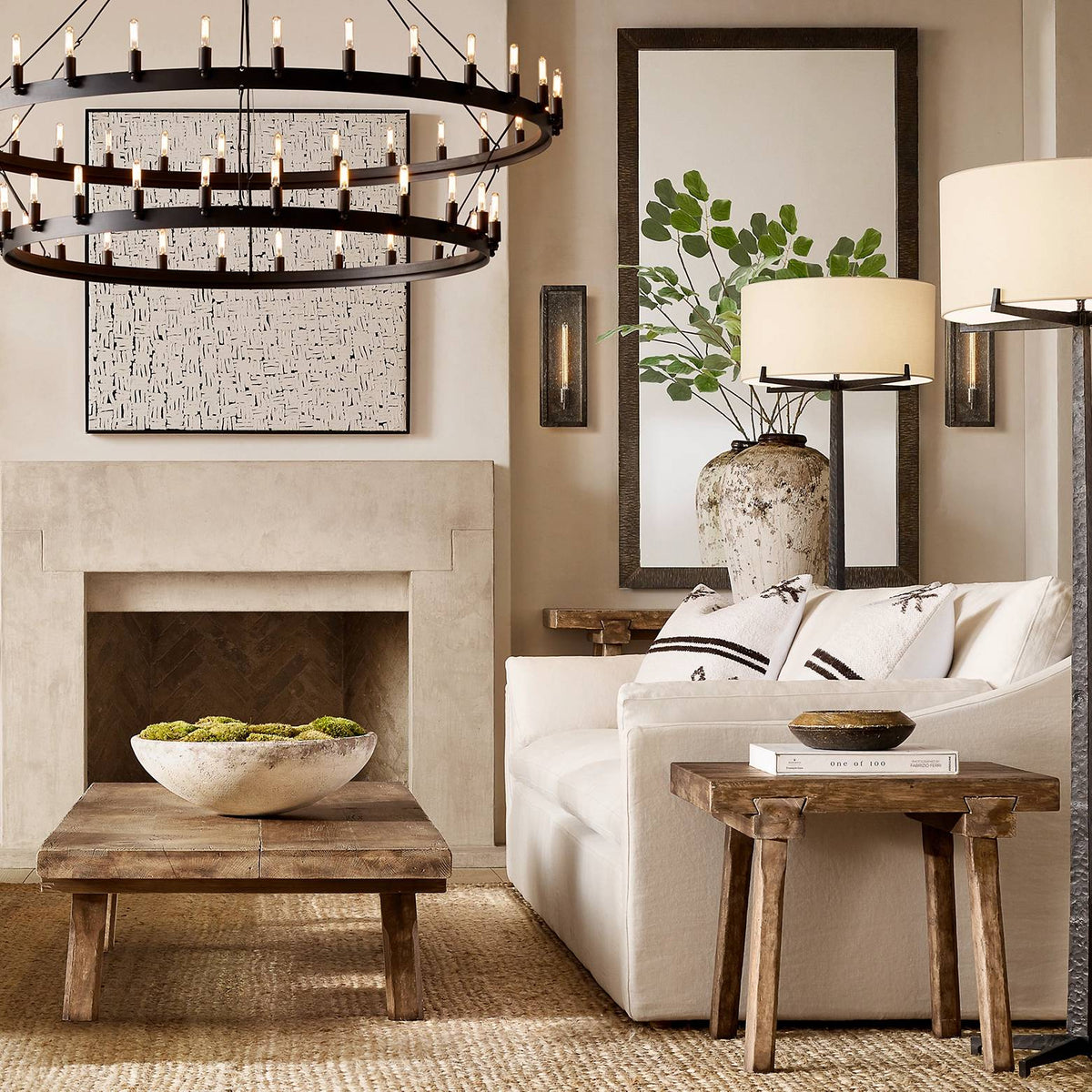 Camino Two-Tier Chandelier 50"