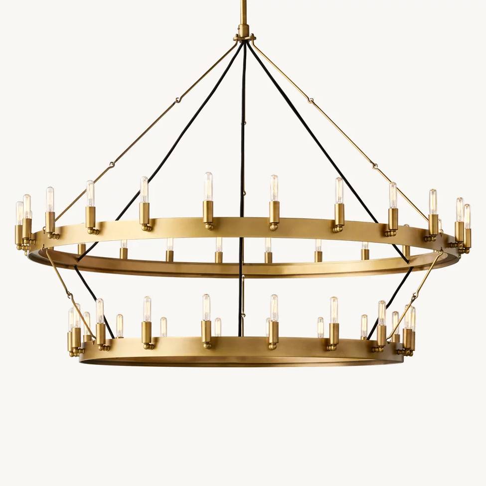 Camino Two-Tier Chandelier 63"