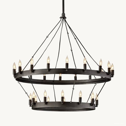 Camino Vintage Profile Two-Tier Chandelier 38"