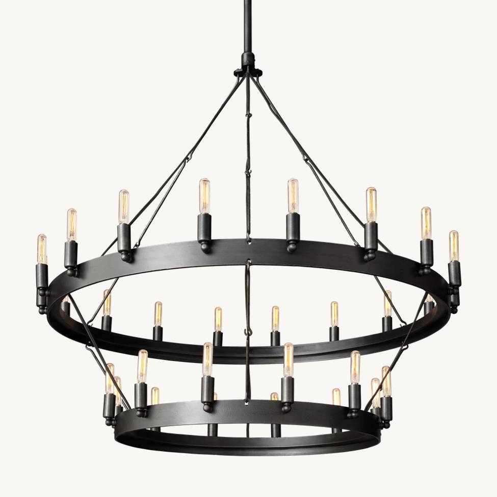 Camino Two-Tier Chandelier 38"