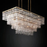 Marignan Tiered Rectangle Chandelier 72"