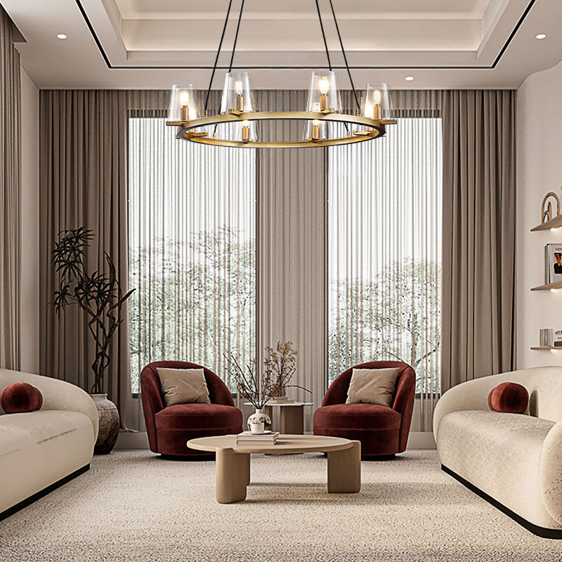 Pauillac Glass Round Chandelier 48"