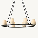 Pauillac Fabric Round Chandelier 36"