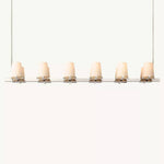 Pauillac Fabric Linear Chandelier 60"