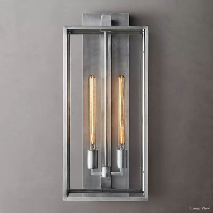 Beckman Grid Glass Wall Sconce