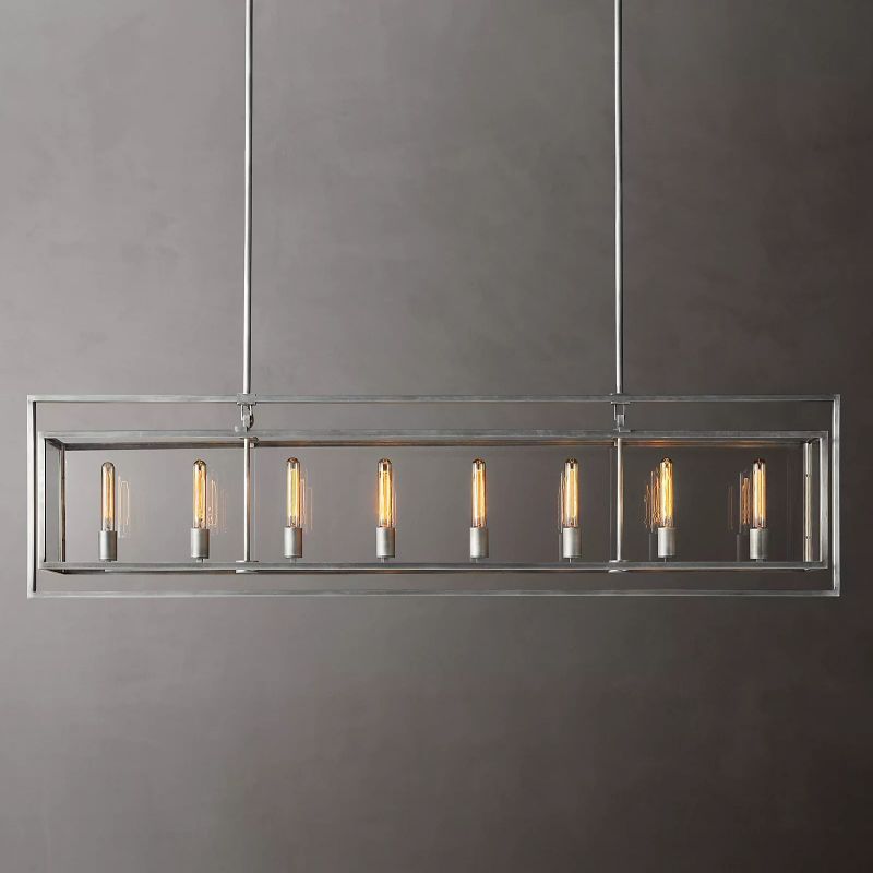 Beckman Rectangular Chandelier 72"