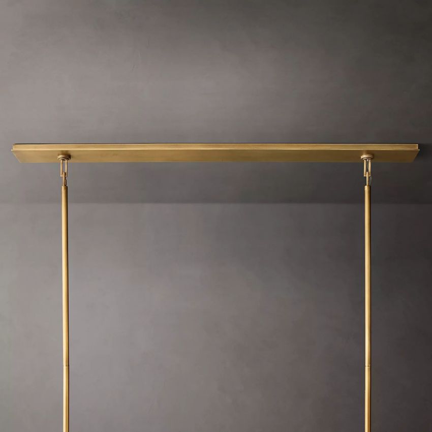 Beckman Rectangular Chandelier 72"