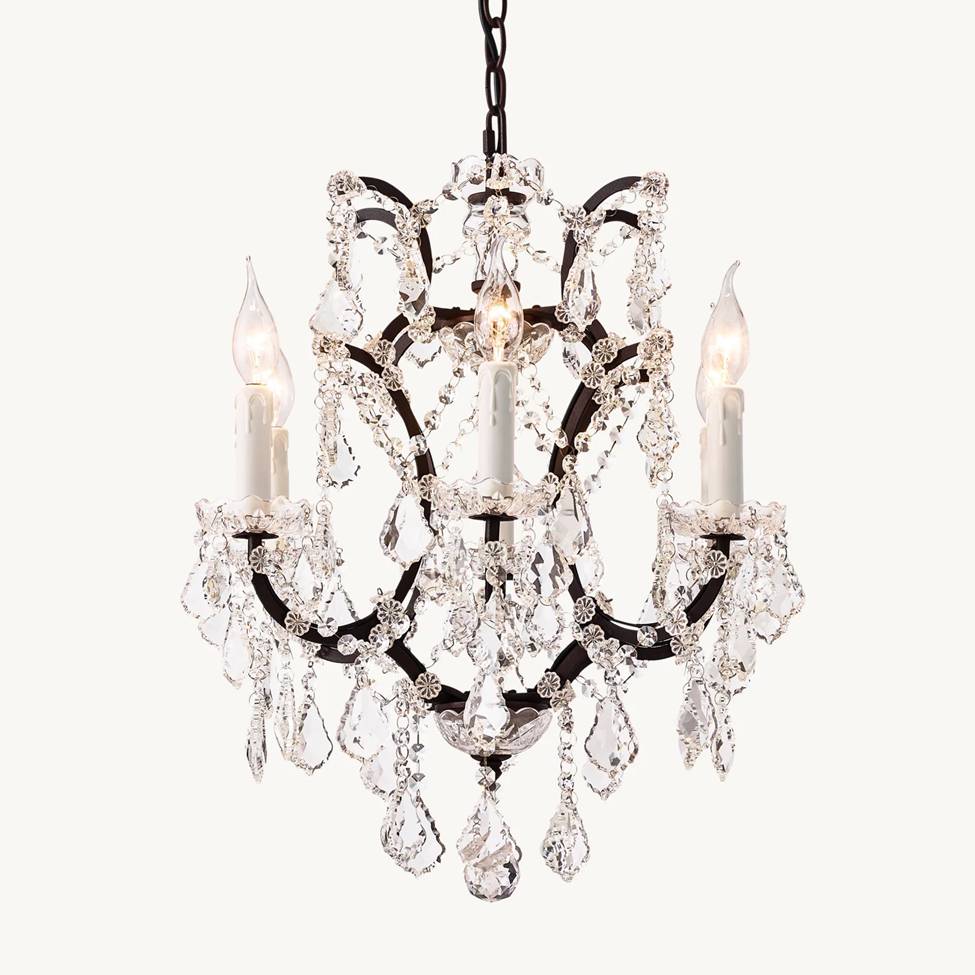 Rococo Round Chandelier 18"