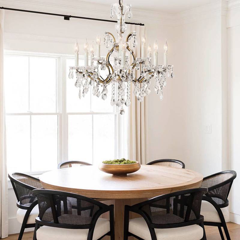 Rococo Round Chandelier 28"