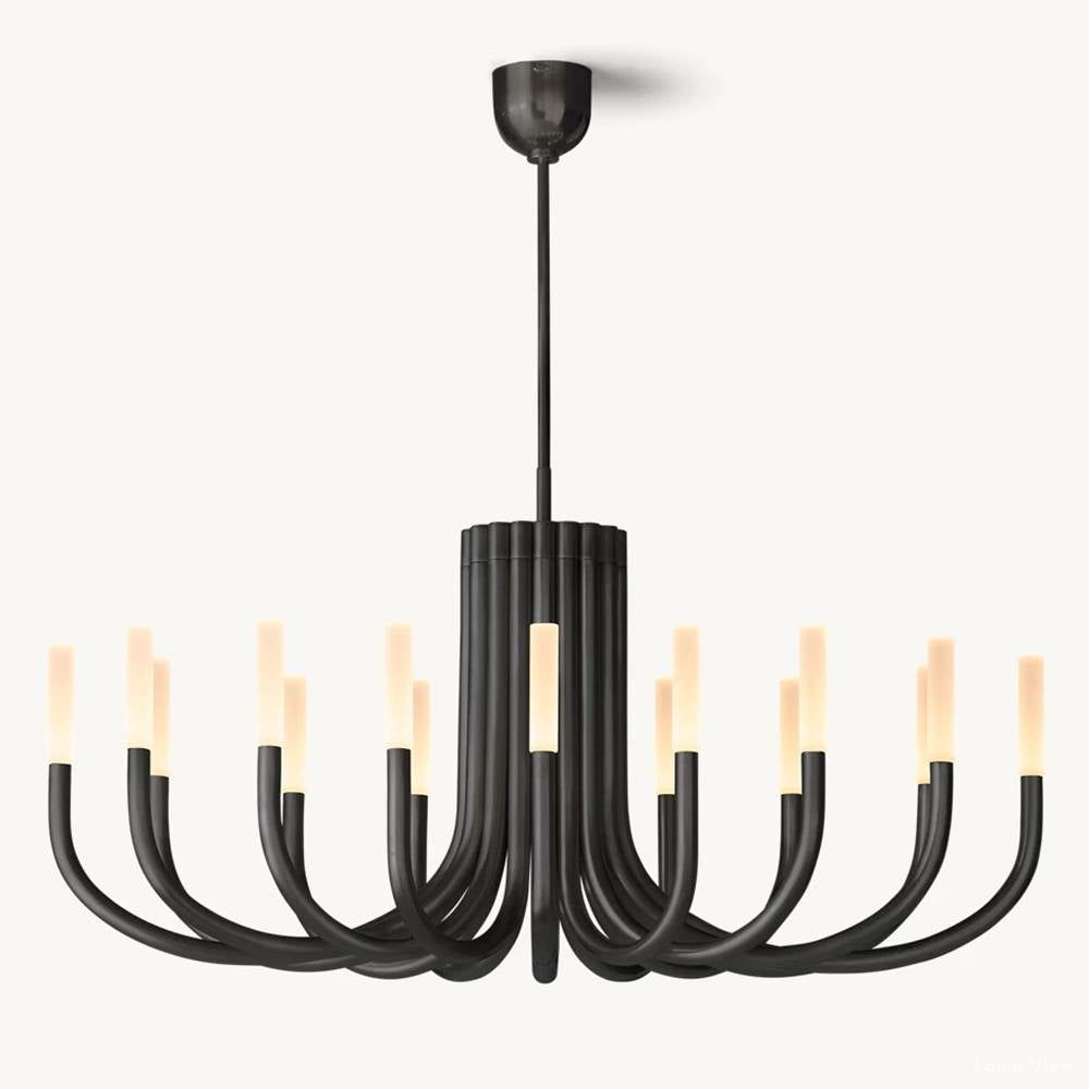Rovelle Modern Spare Oval Chandelier