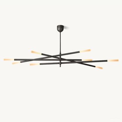 Rovelle Modern Spare Mobile Rod Chandelier 65"